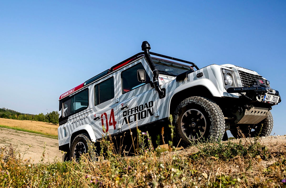 Geländewagen Land Rover fahren Prag (1 Std.)