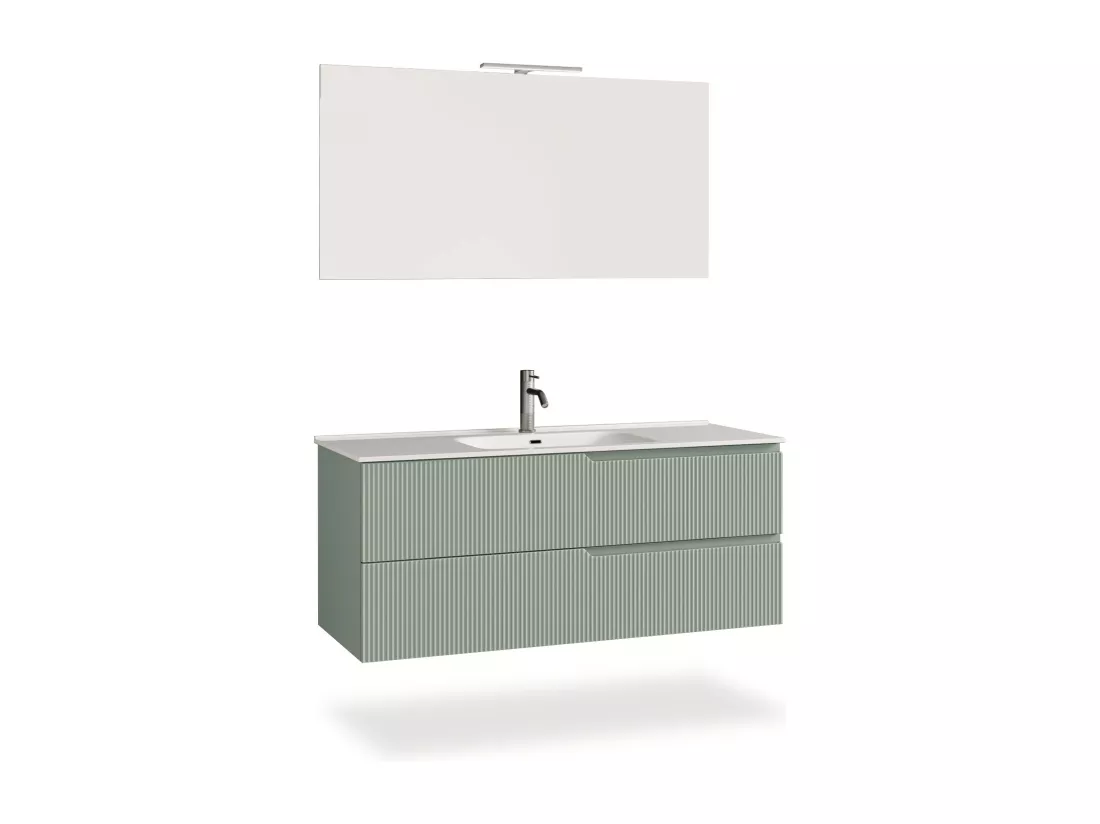 Ensemble salle de bain 4 pièces VENERE vert sauge