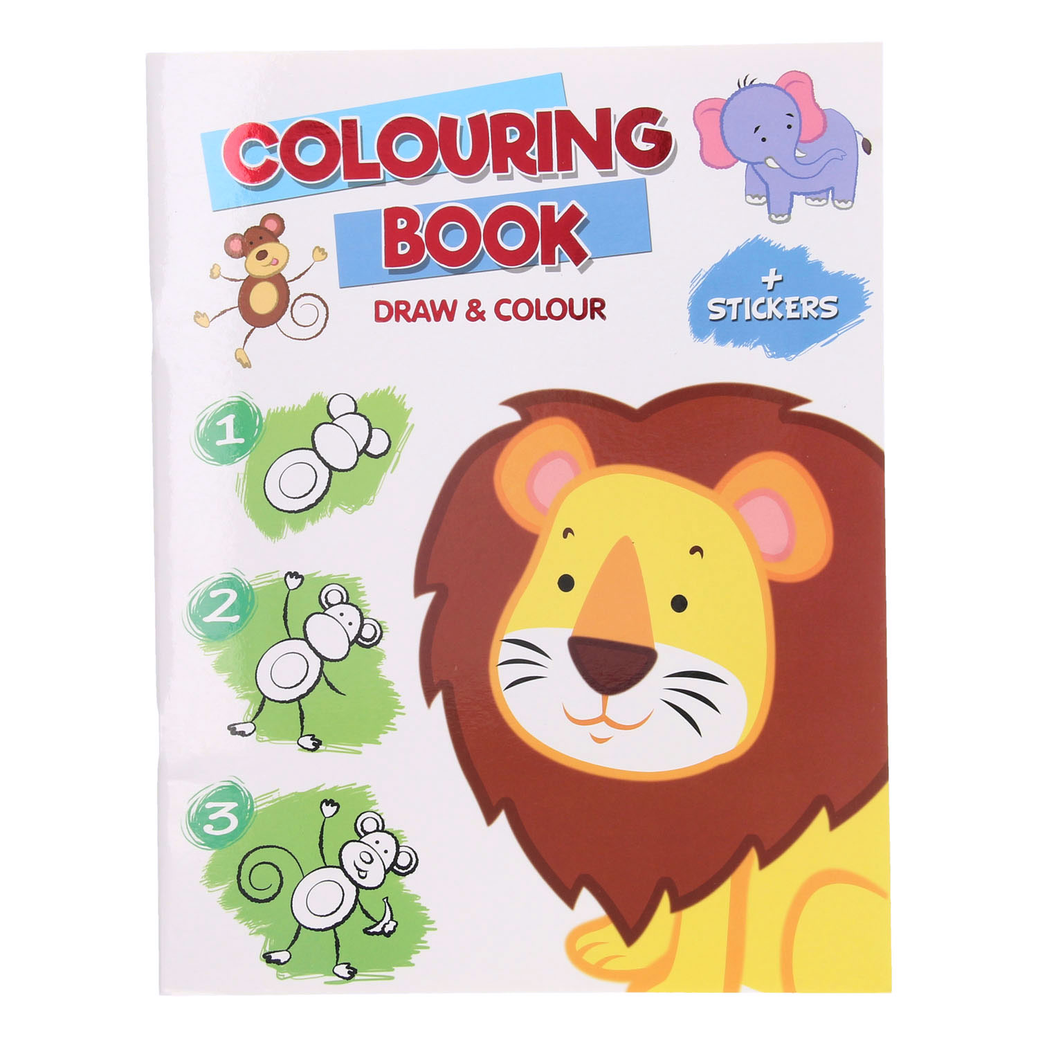 Leer Tekenen Kleurboek met Stickers