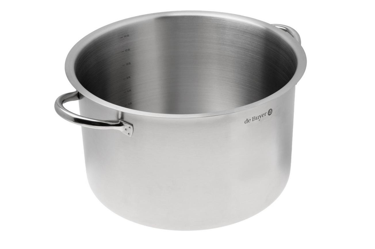 de Buyer Prim’Appety 3506.32 lage kookpan zonder deksel, 32 cm, 14L