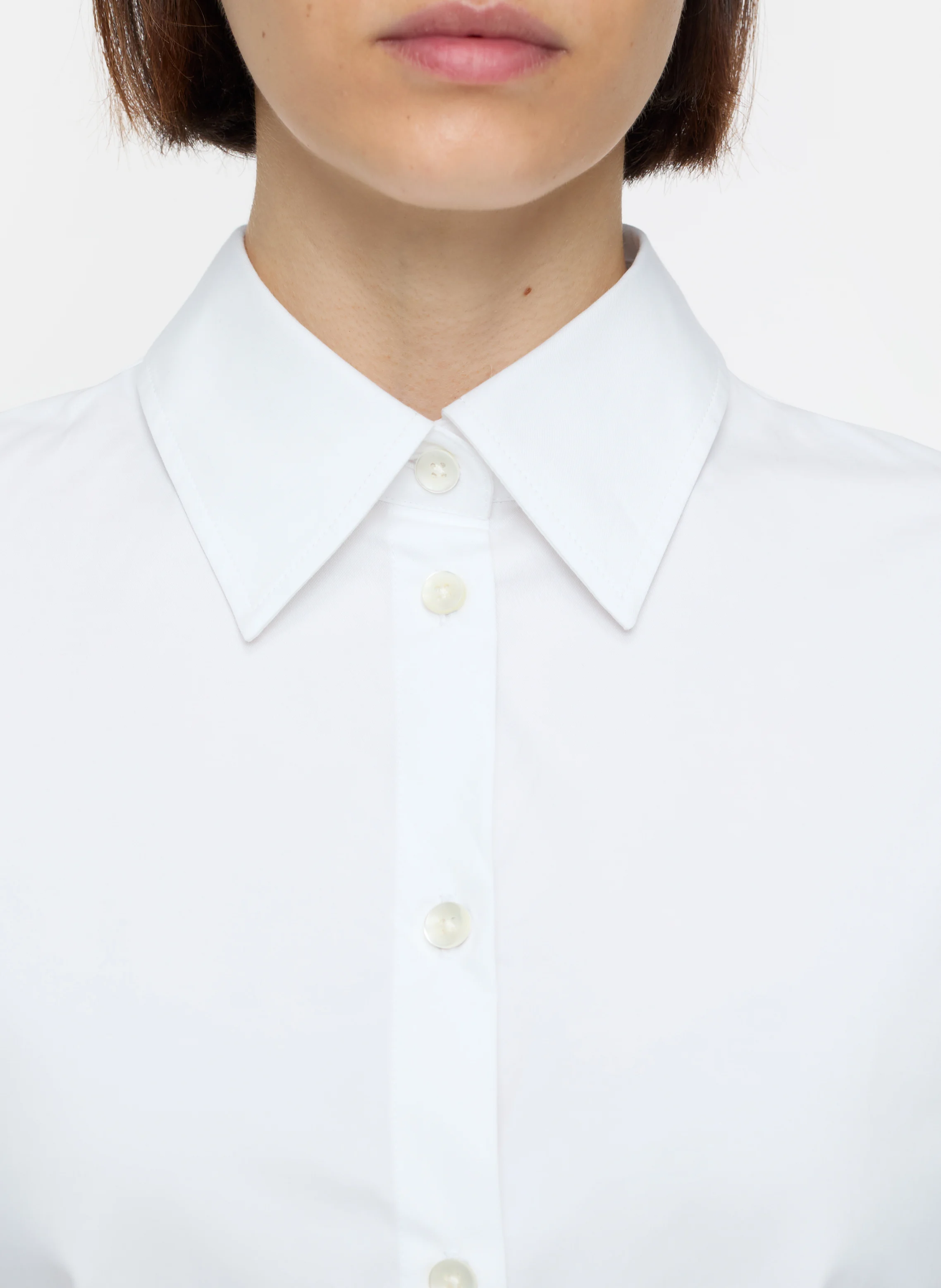 Chemise ample boutonnée | Blanc