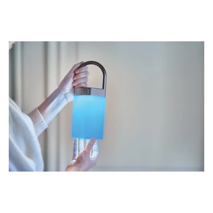 Lexon Lampe portable LED d'extérieur Horizon Hanging | Gris métal