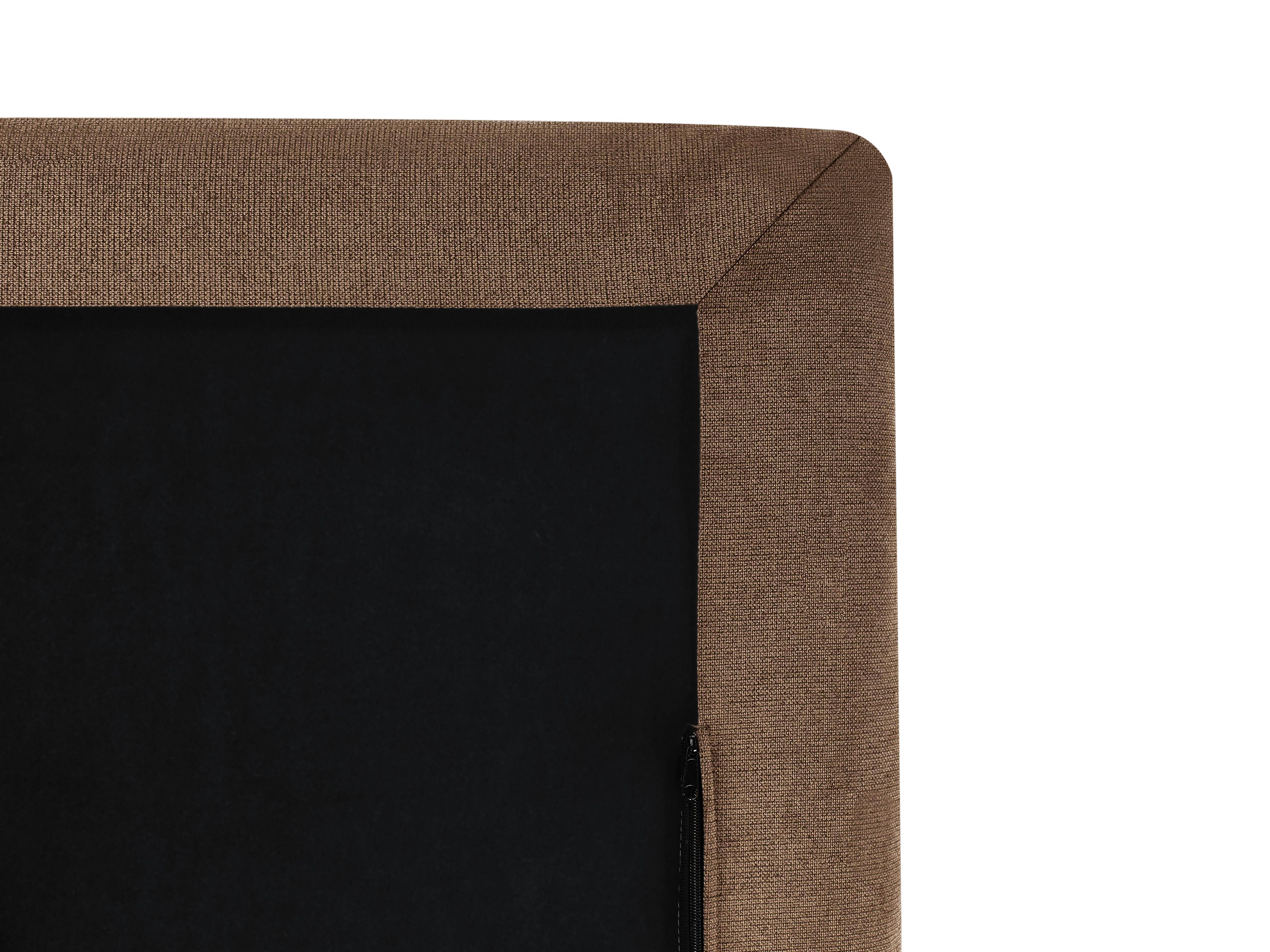 Rechtszijdige chaise longue SIEVOZ Stof Bruin