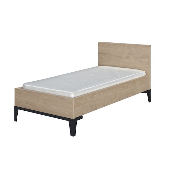 Marcel lit évolutif 70x140   Chêne blond/Noir        de               Galipette