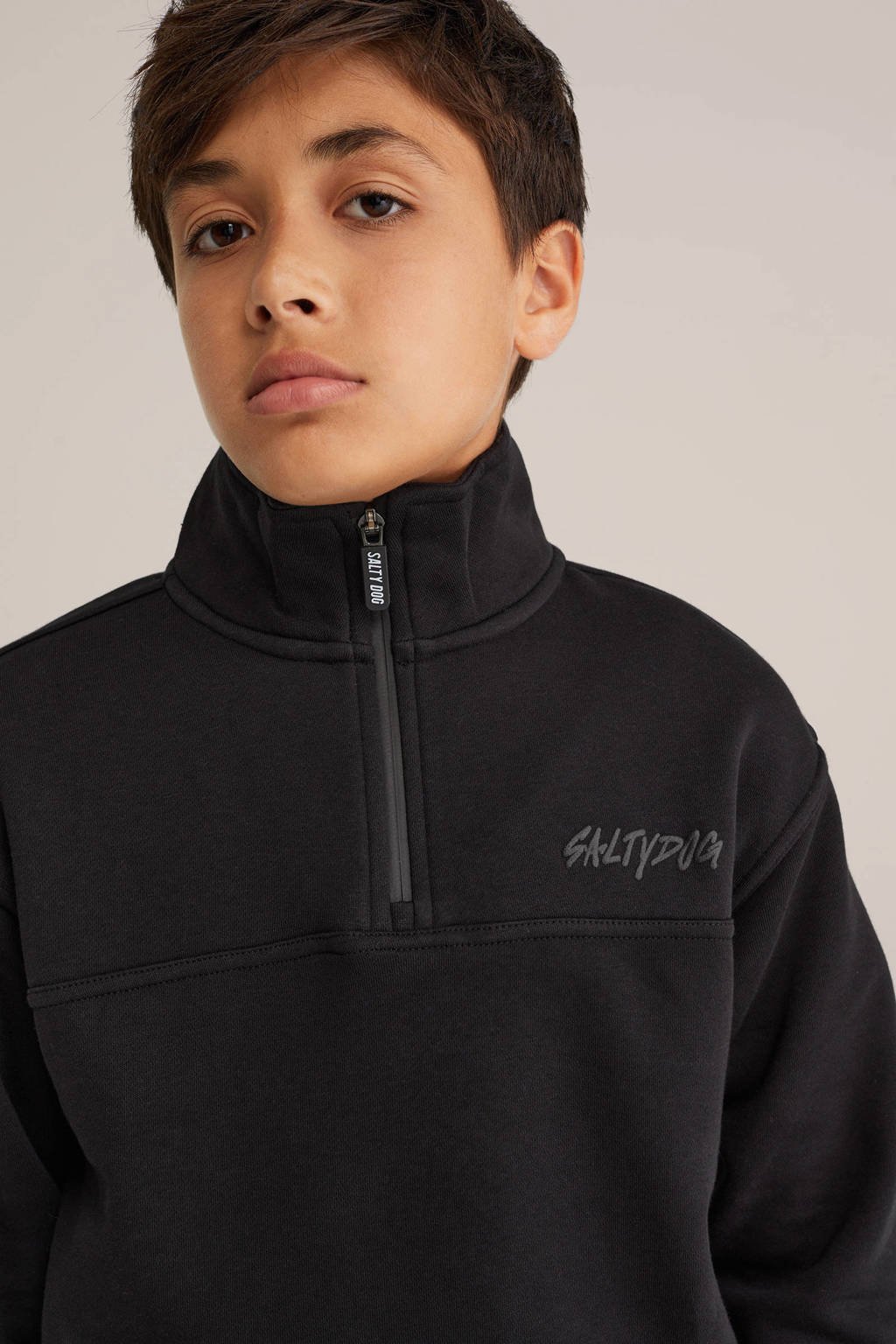 WE Fashion sweater zwart