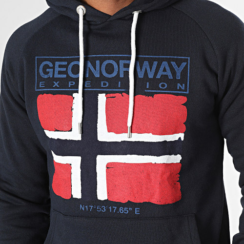 Sweat Capuche Bleu Marine