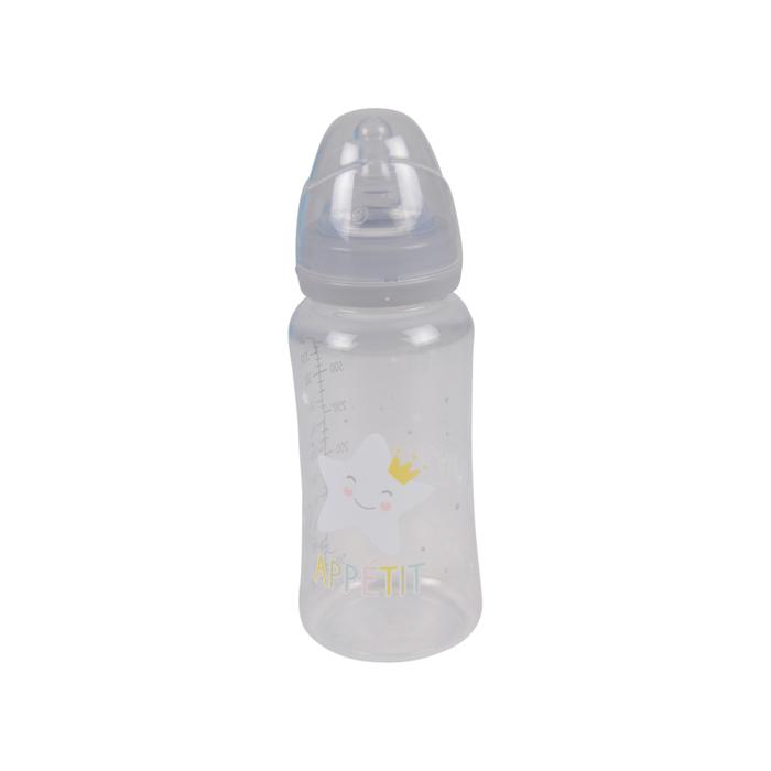 BIBERON COL LARGE ET TETINE DEBIT VARIABLE SILICONE 360ML