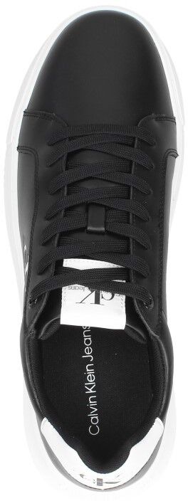 Calvin Klein Chunky Cupsole Mono Lth zwart