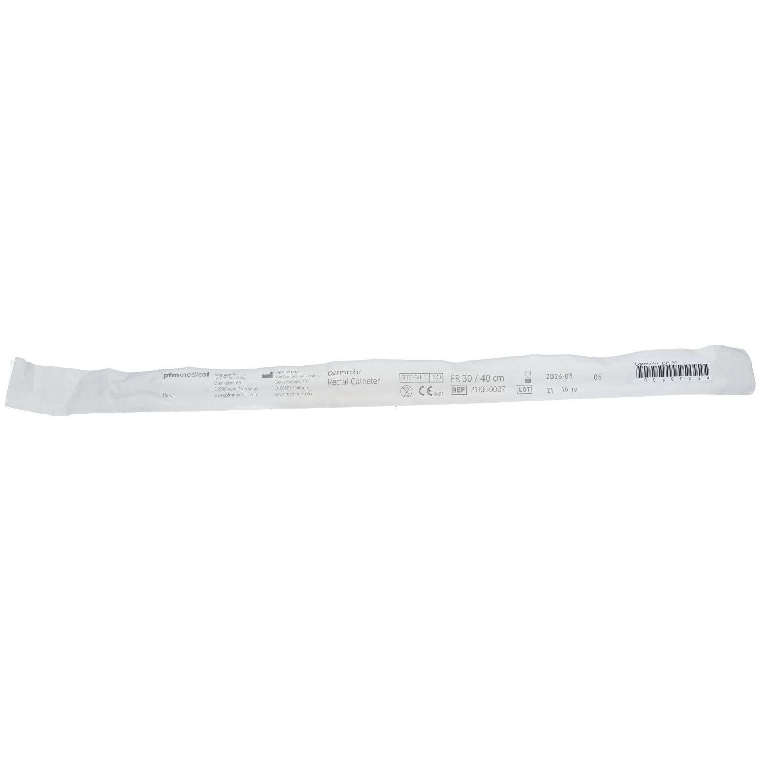 Dr. Junghans® Darmrohr CH 30 steril 40 cm