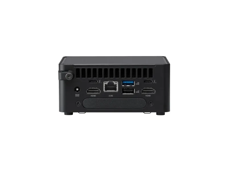 ASUS NUC 14 Pro RNUC14RVHI300000I - Barebone - mini PC 1 x Core 3 100U / op til 4.7 GHz - RAM 0 GB - Intel Graphics - Bluetooth 5.3, IEEE 802.11ax (Wi-Fi 6E), Gigabit Ethernet, 2.5 Gigabit Ethernet - sort