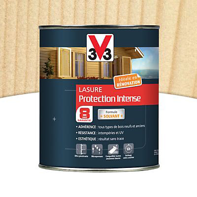 Lasure extérieure protection intense V33 Incolore 1L - 8 ans