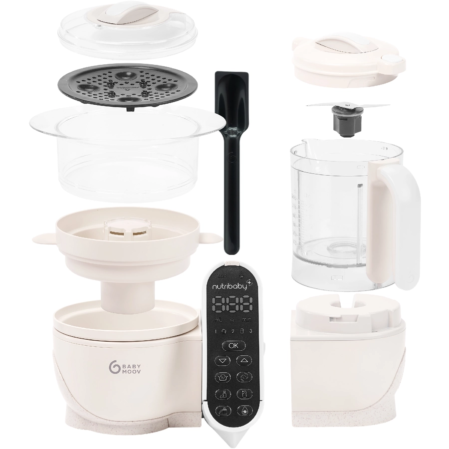 babymoov Küchenmaschine Nutribaby Plus Mineral beige