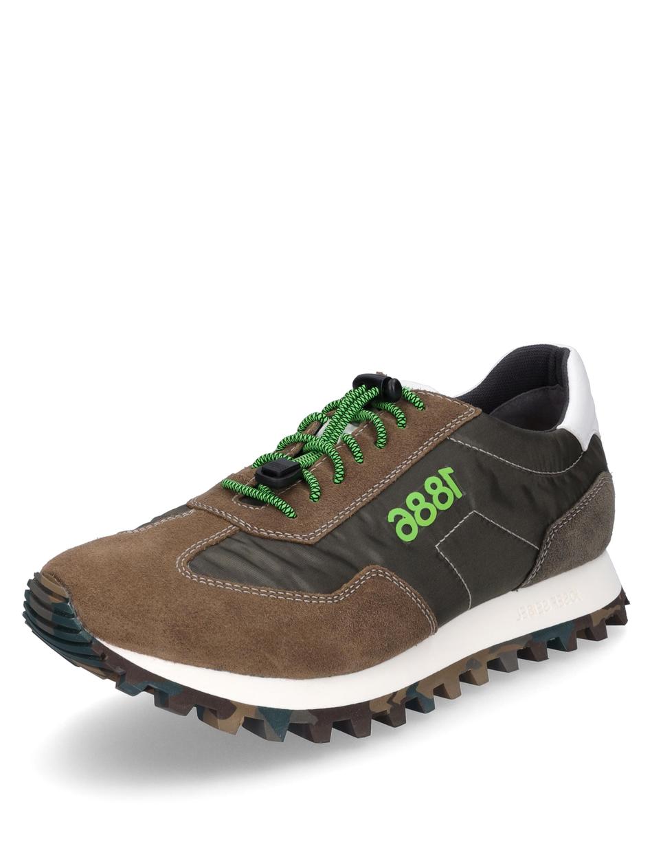 Sneaker Clyde 01, taupe-oliv