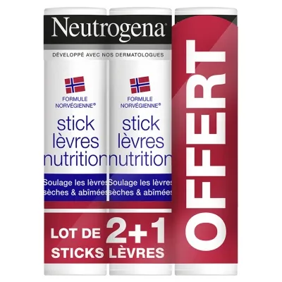 Trio Stick Lèvres Nutrition - 3x4,8g
