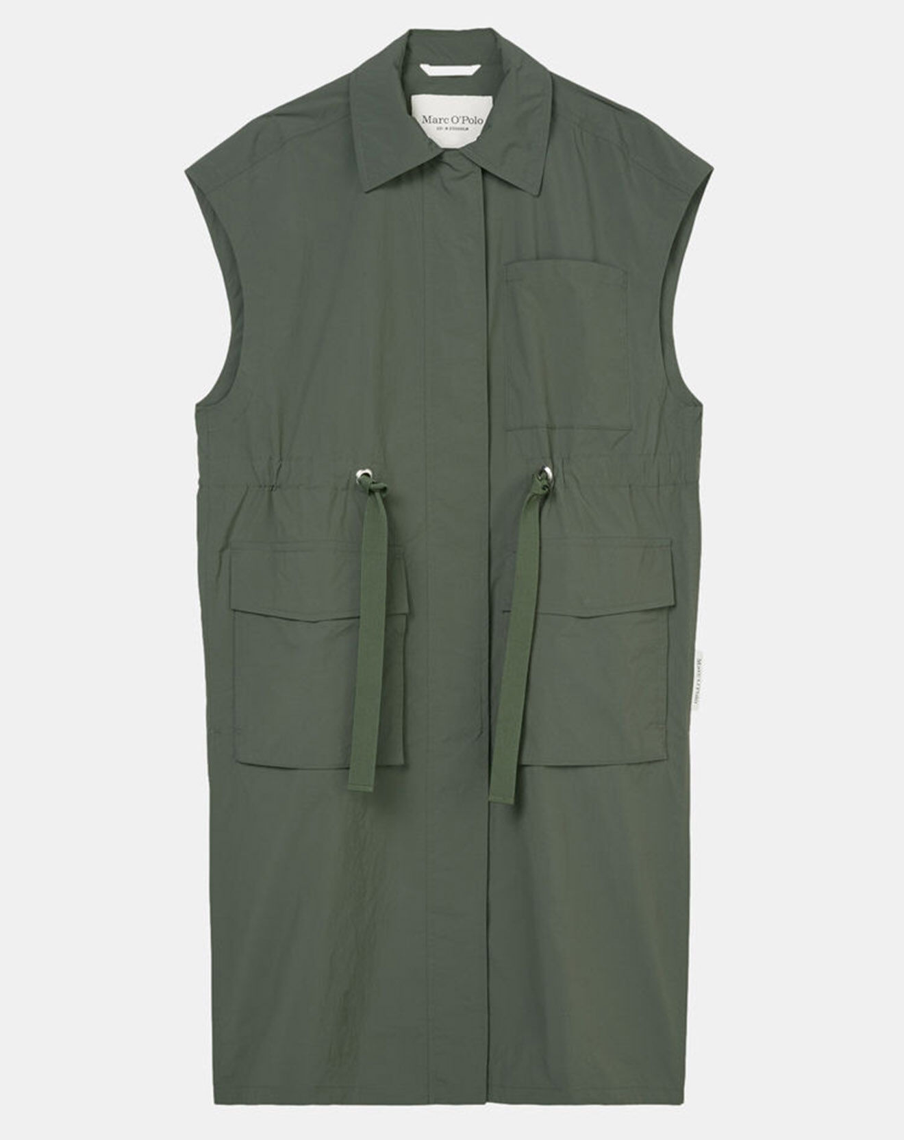 Marc O'Polo Veste sans manches Maxi Explore kaki