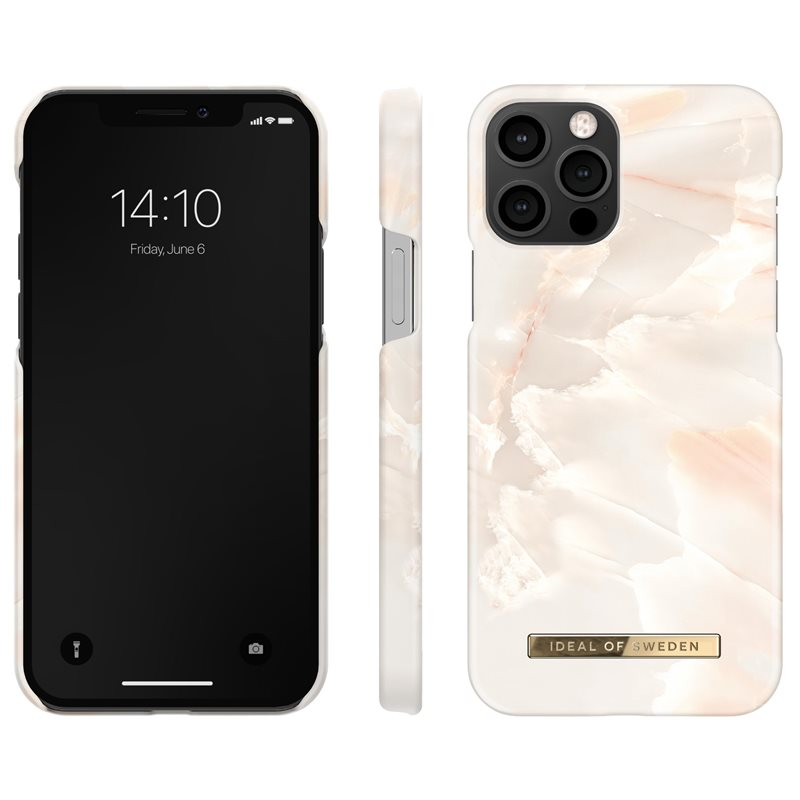 iPhone 12 / iPhone 12 Pro Hardcase Hülle (IDFCSS21-I2061-257) - Rose Pearl Marble
