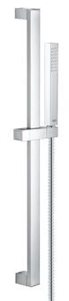 Grohe Euphoria Cube  glijstangset m. Euphoria Cube handdouche m. glijstang 60cm en doucheslang metaal 175cm chroom