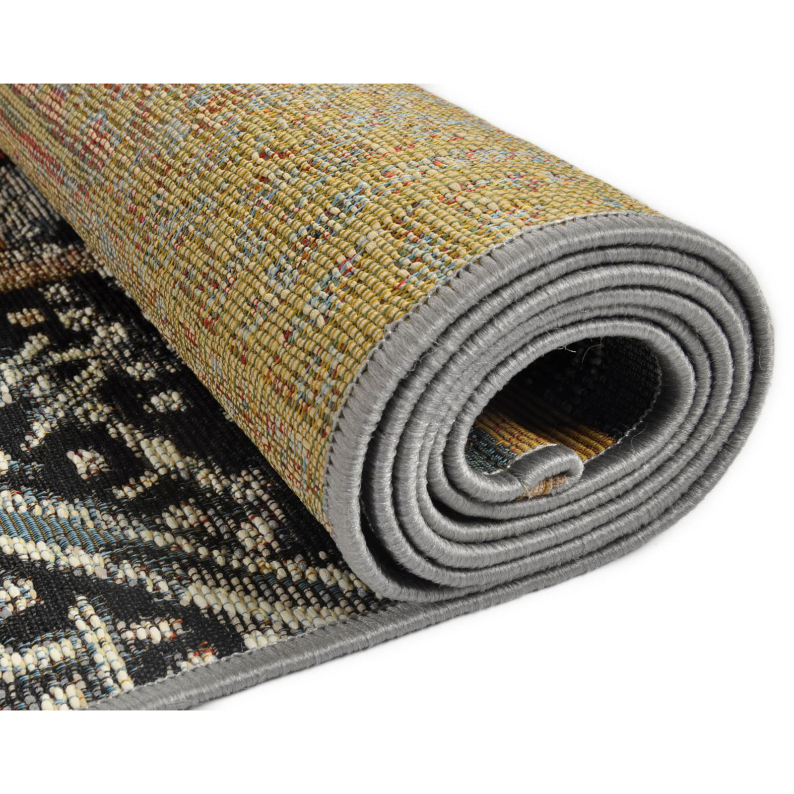 In-/Outdoorteppich - braun-multicolor - 60x100 cm