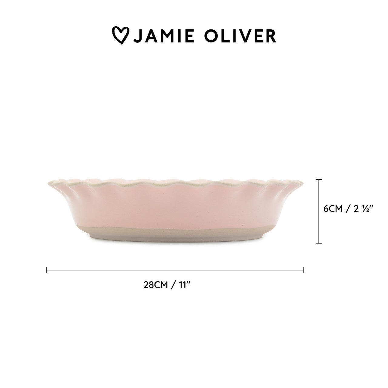 Jamie Oliver Taartvorm Big Love Roze Ã¸ 28 cm