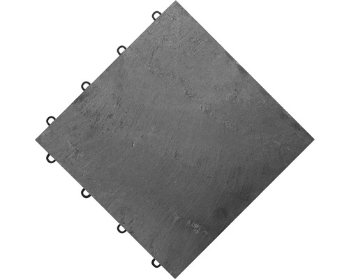 Kliktegel leisteen 30x30 cm grijs