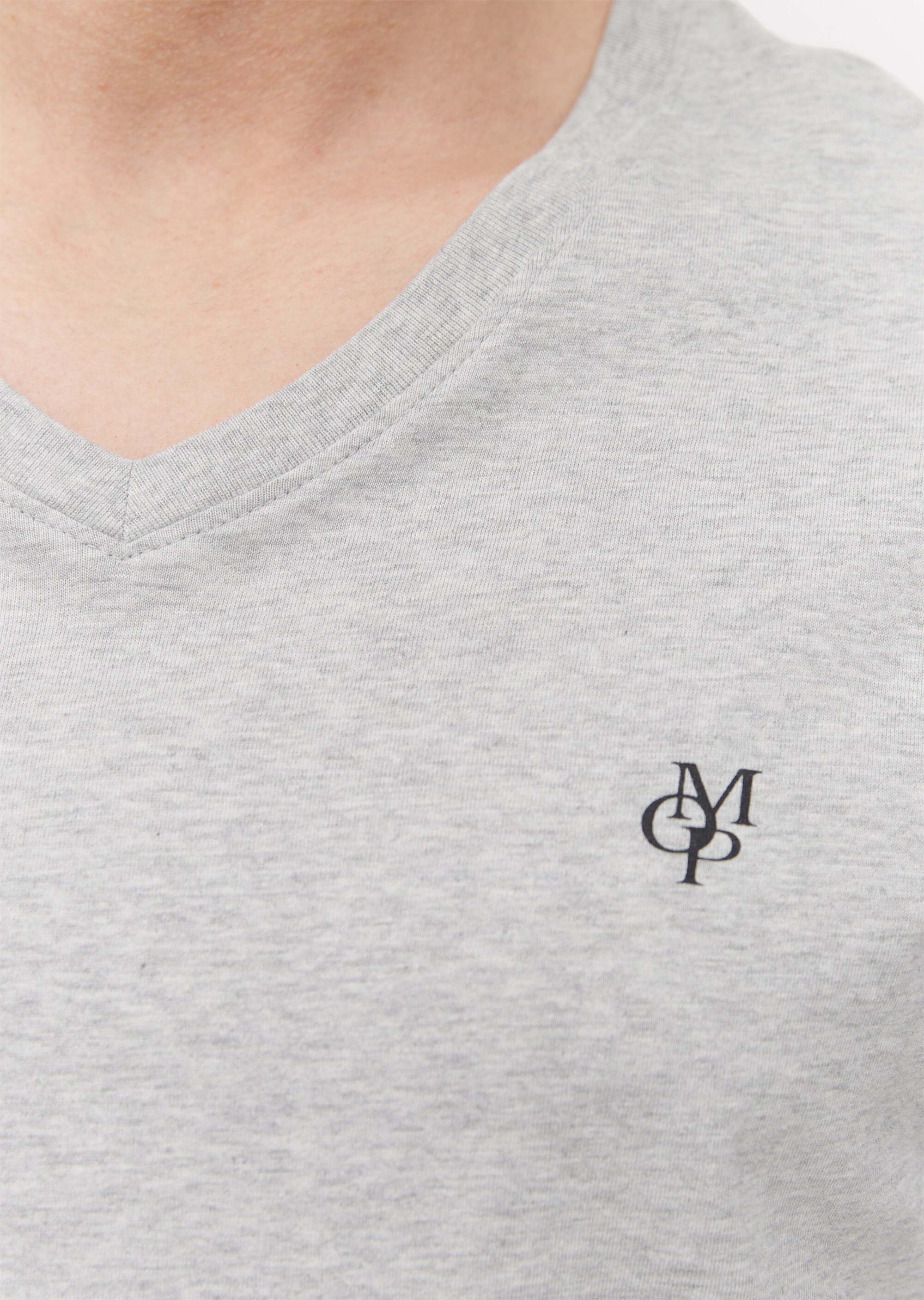 V-Neck-T-Shirt regular aus reinem Organic Cotton
