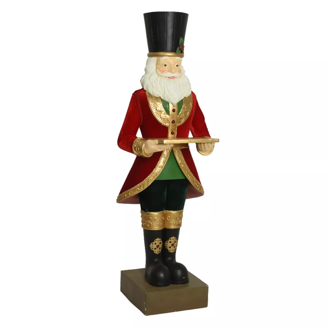 Père Noël Géant (H175 cm) Gabriel costumé Rouge
