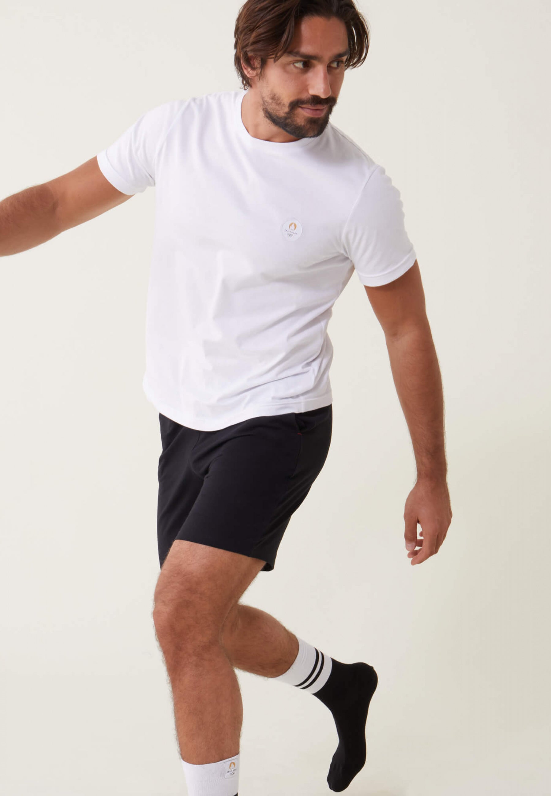Chaussettes mi-hautes en coton-Lucas Noir Paris 2024