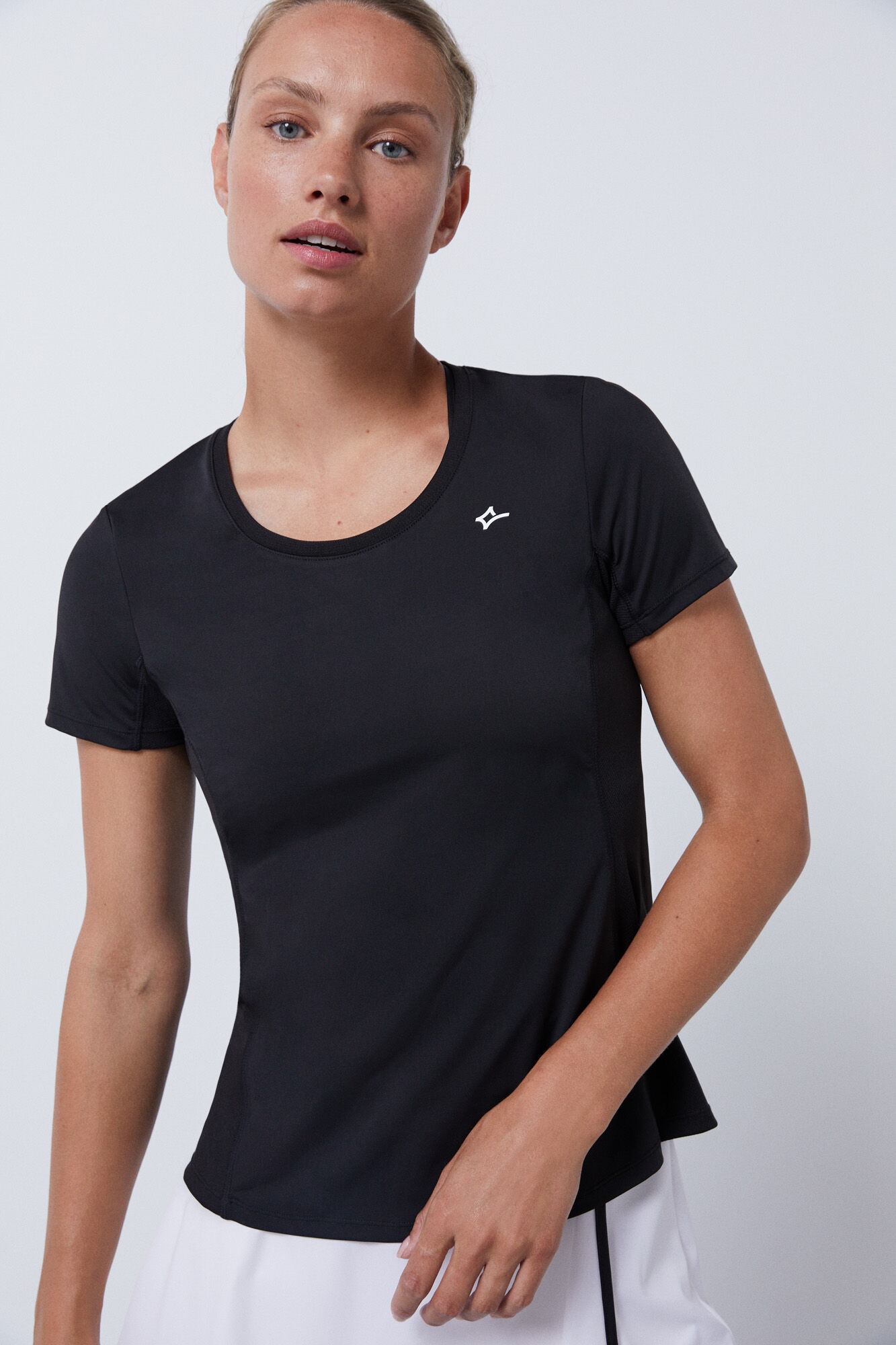 Camiseta preta respirável