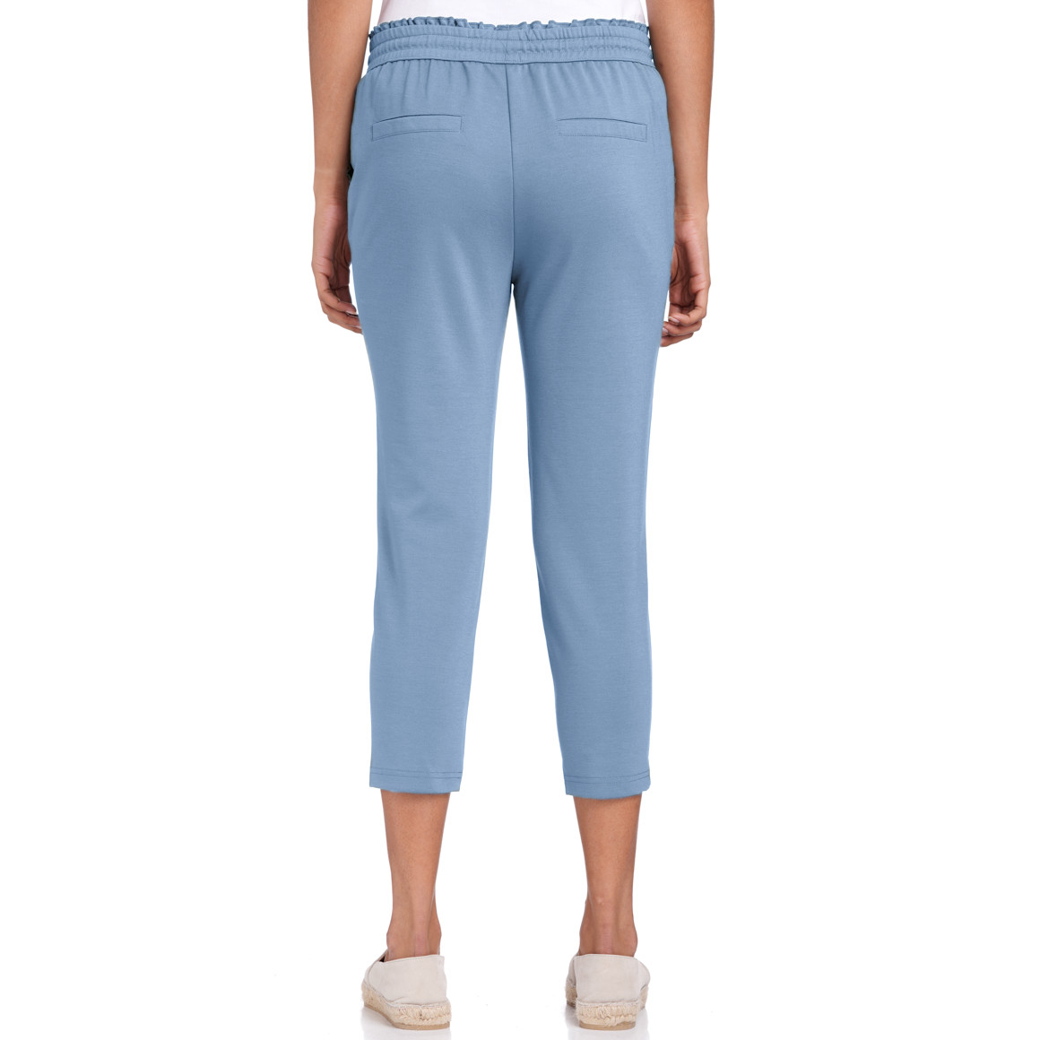 Gina Damen Jogpants mit Rüschen hellblau