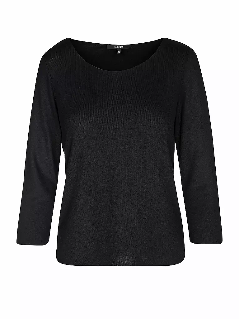SOMEDAY Langarmshirt KIROSA SOFT schwarz
