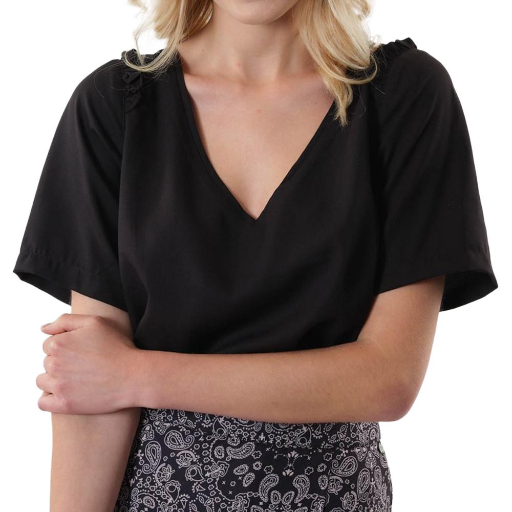 Deeluxe Blouse Noir Femme Deeluxe Amalia