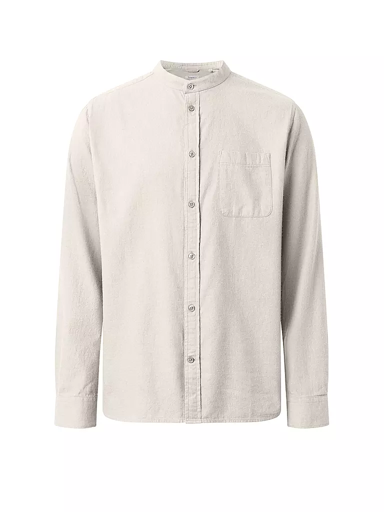 KNOWLEDGE COTTON APPAREL Flanellhemd  beige
