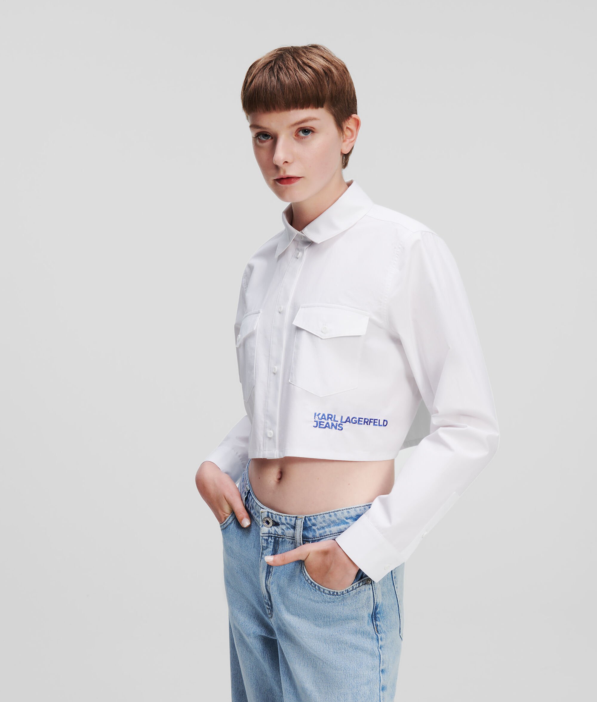 CHEMISE CROPPED KLJ
