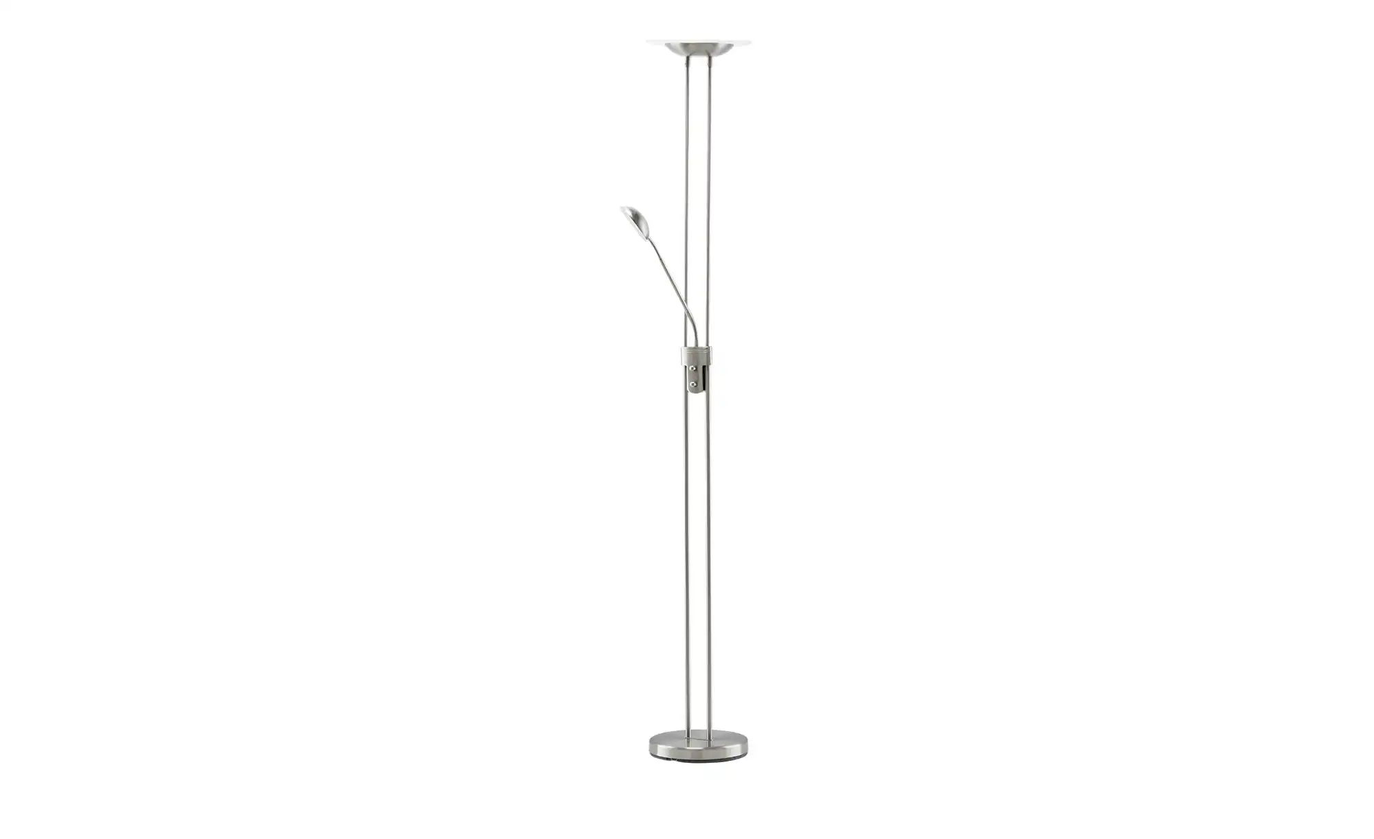 Meisterleuchten LED-Deckenfluter, 2-flammig, Nickel matt