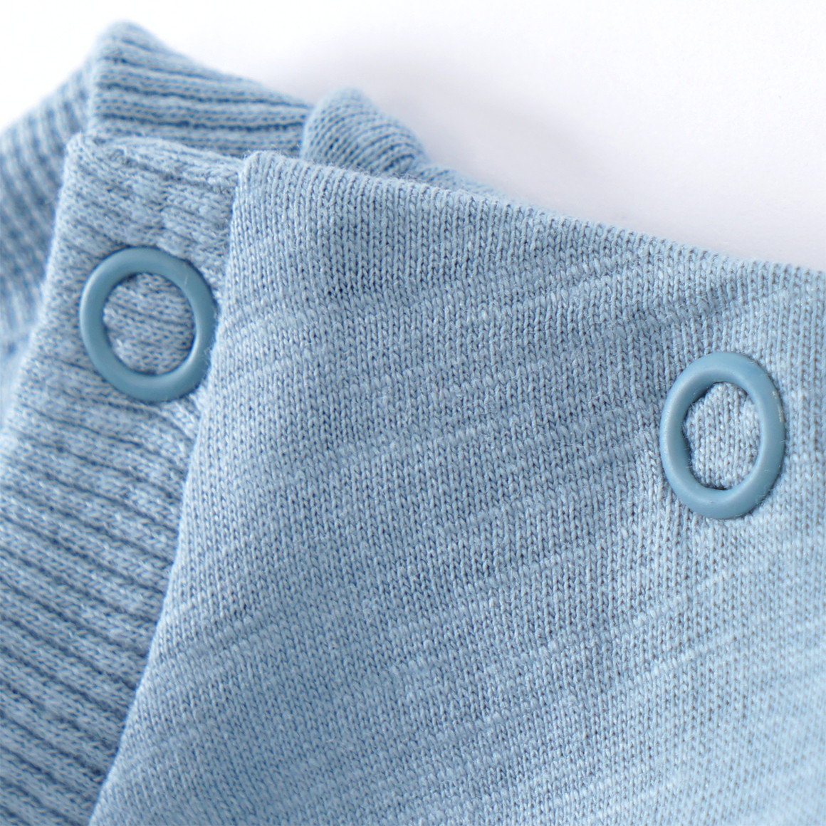 Topomini Baby T-Shirt mit Wal-Applikation blau