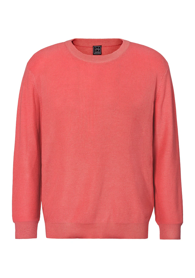 John Devin Strickpullover »bis Grösse 5XL« Pullover in modischen Farben aus Baumwollmischung