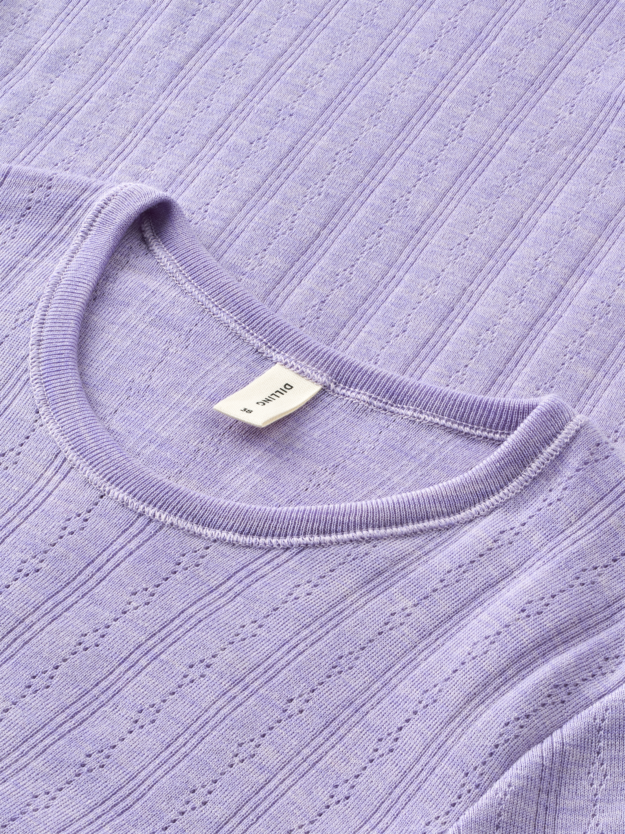 Pointelle shirt van merinowol voor dames