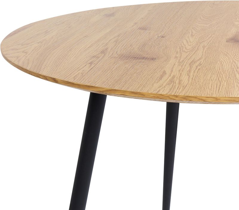 BJORKA - Ronde eettafel - Lichthout - 100 cm - MDF