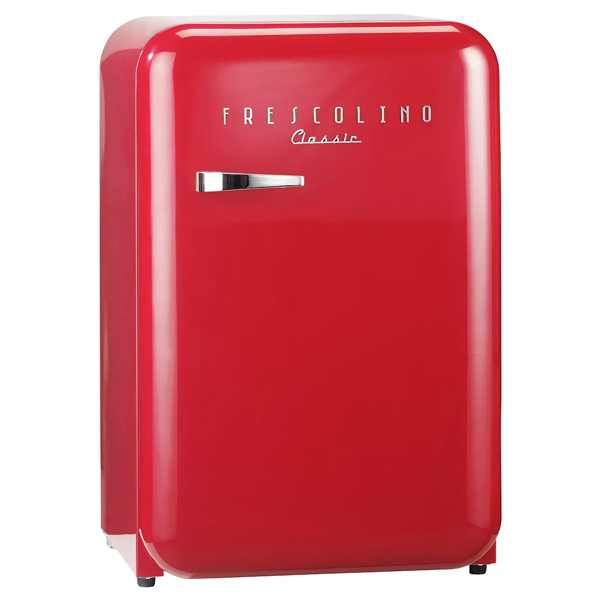 Kühlschrank Frescolino Classic rot,silber