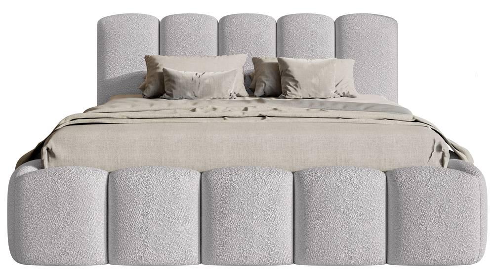 NADUVI Collection Bedframe Chloe bouclé met opbergvak