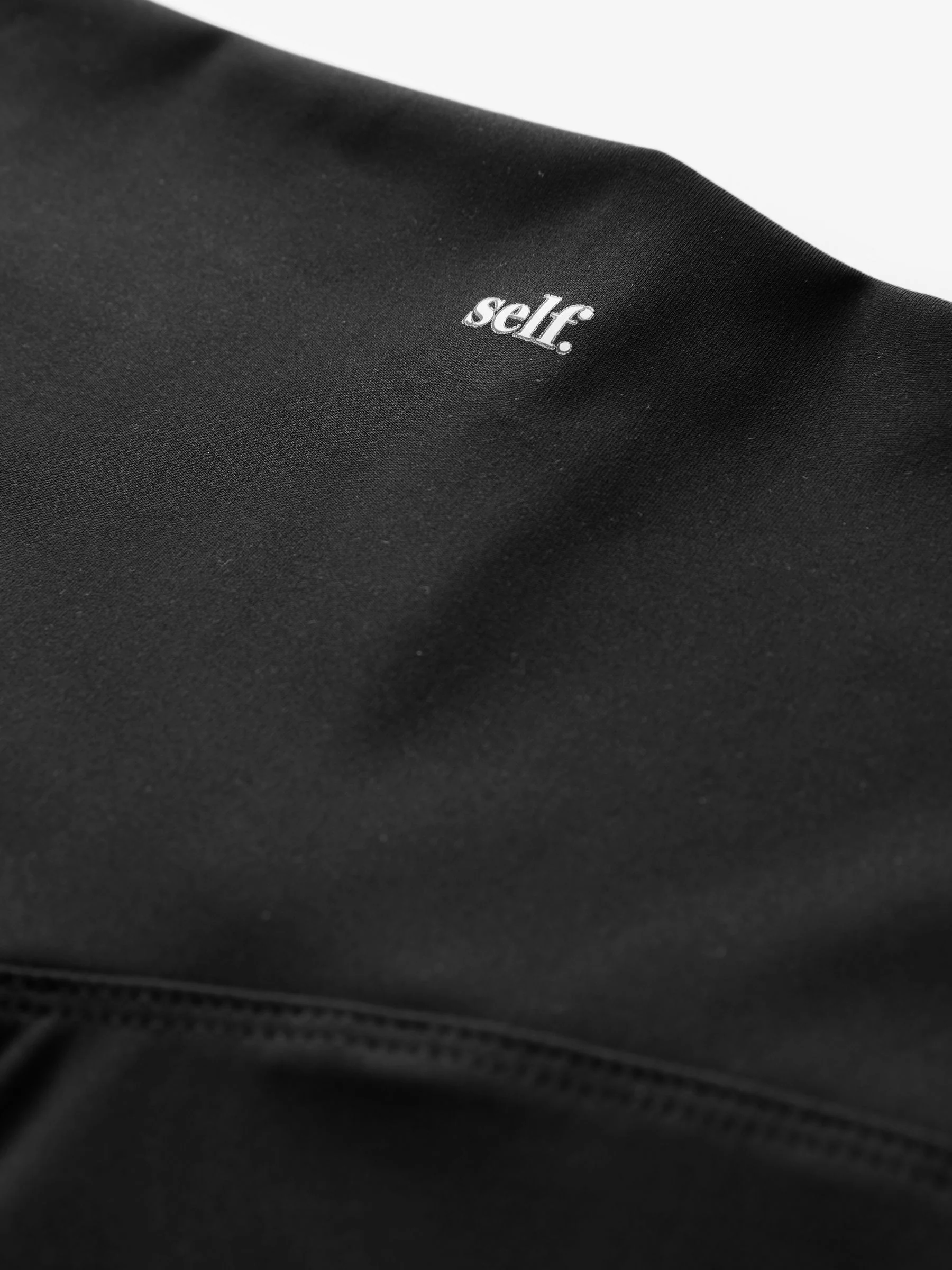 Zwart - self. Legging met hoge taille