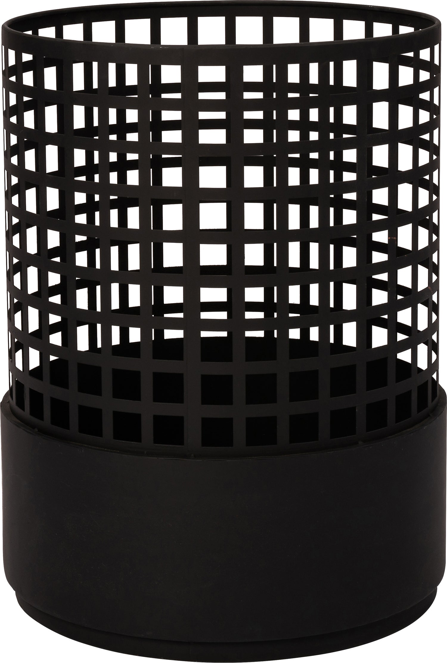 Intratuin vuurkorf grid zwart D 28 H 35 cm