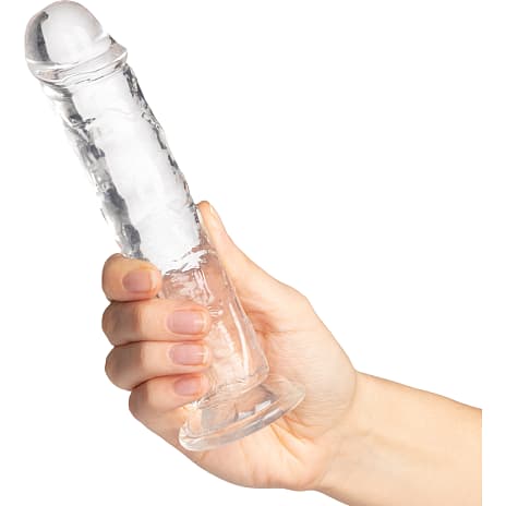Willie City Klar dildo med sugekop 18 cm