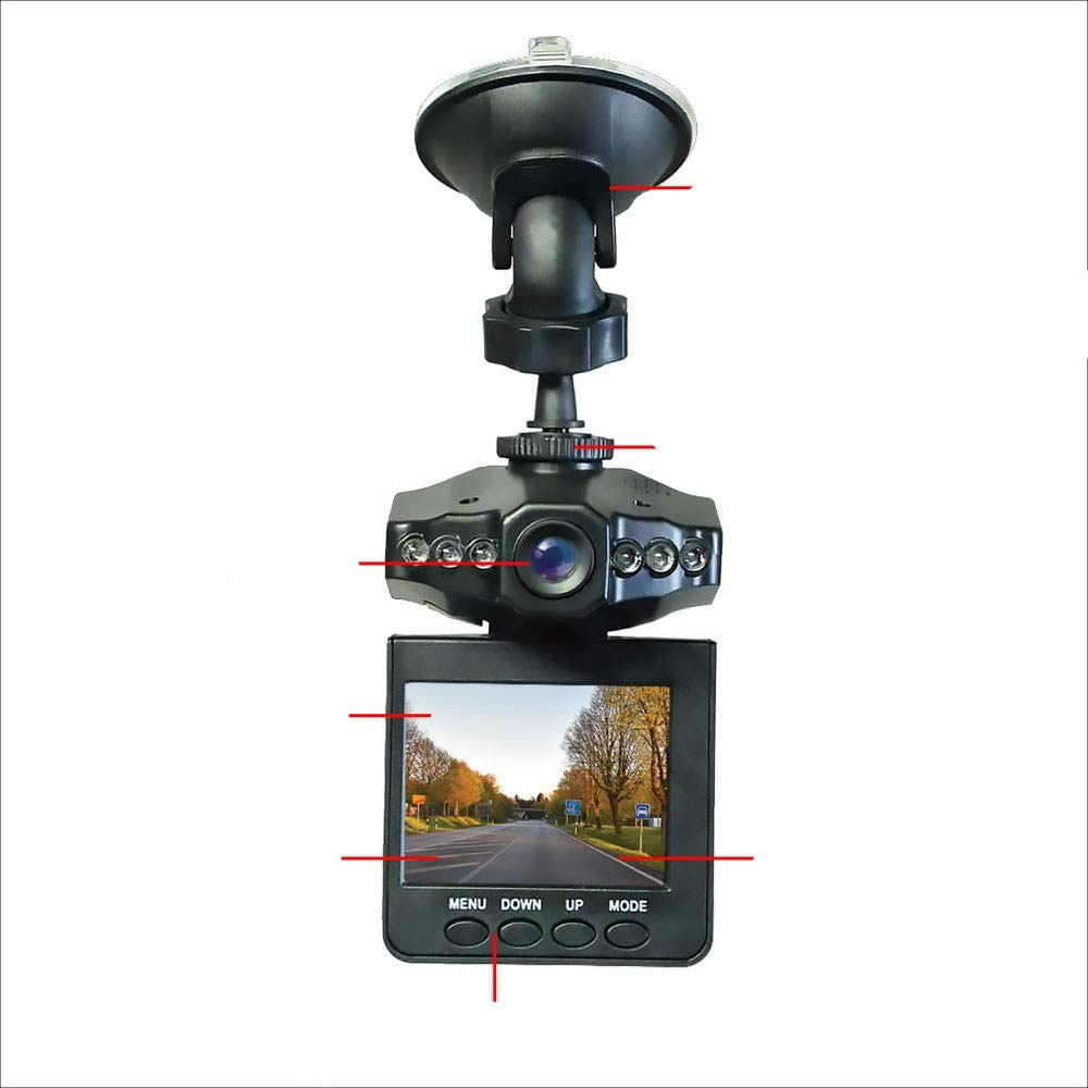 Auto Dashcam HD DVR  Kamera mit 120° Weitwinkel 2.5