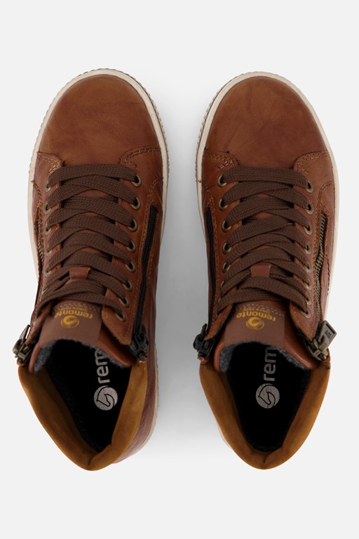 Remonte Veterboots cognac Leer