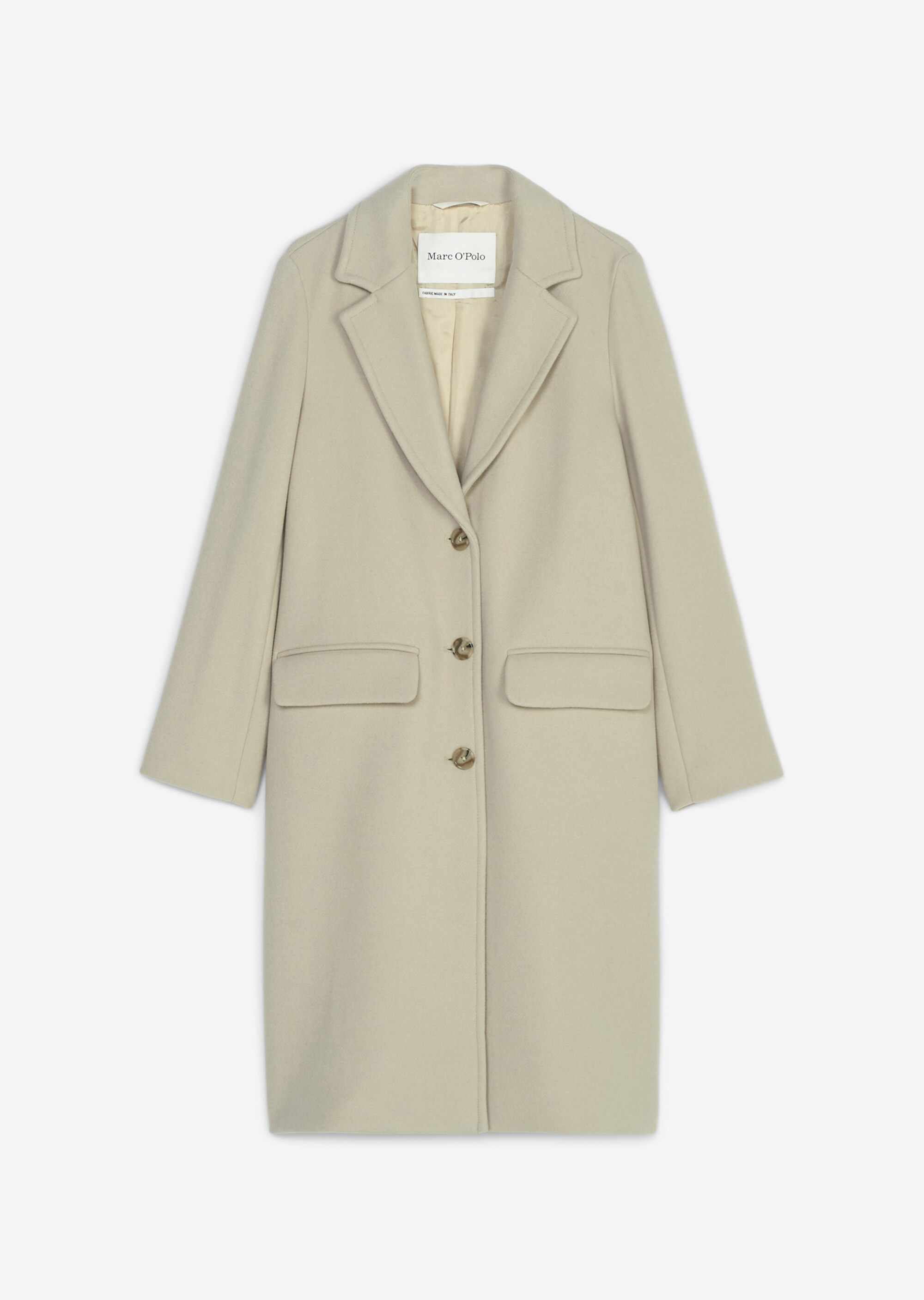 Blazer-Mantel regularaus italienischer Schurwolle-Mix-Qualität
