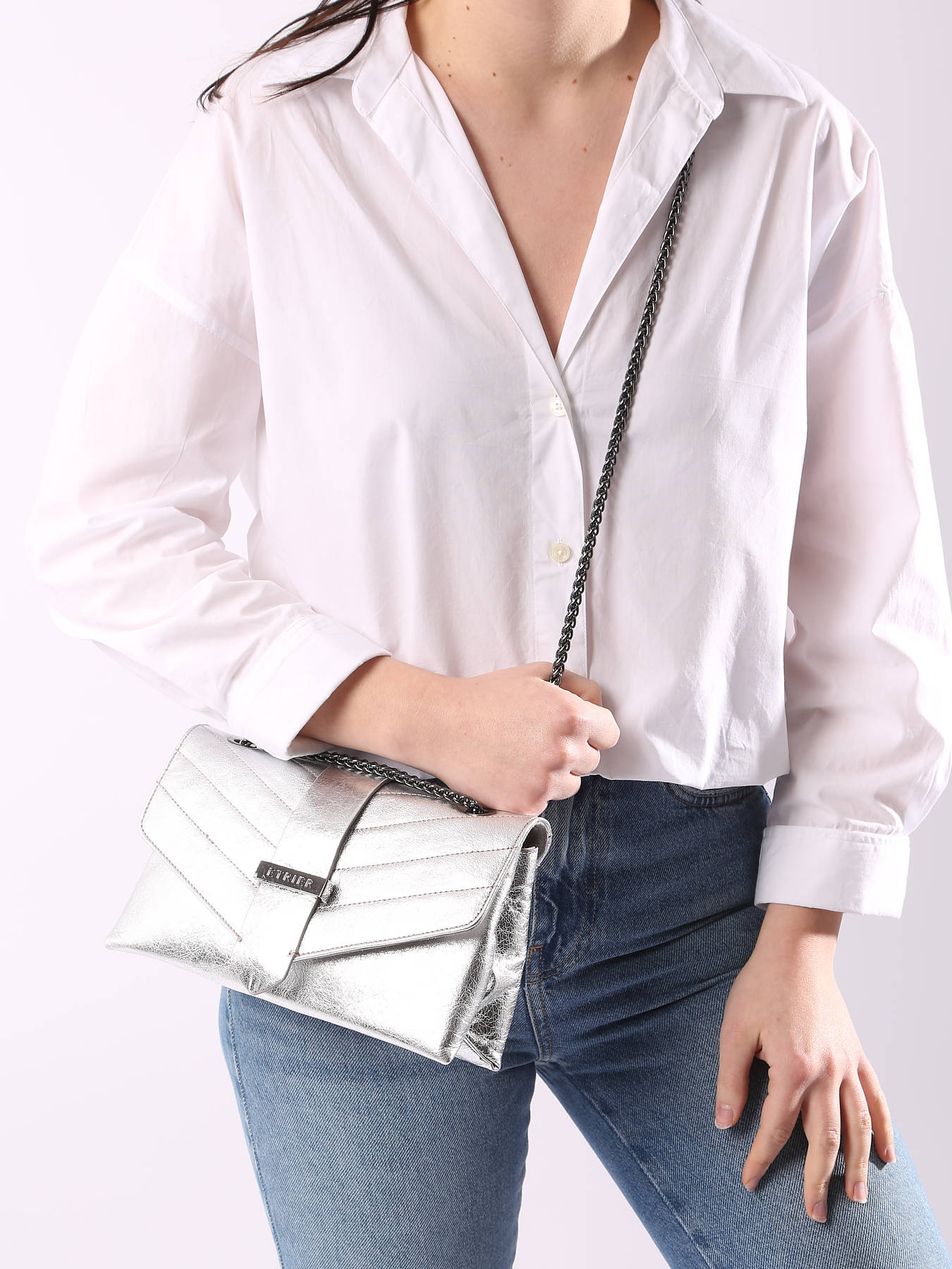Sac bandoulire Jana irise cuir ETRIER