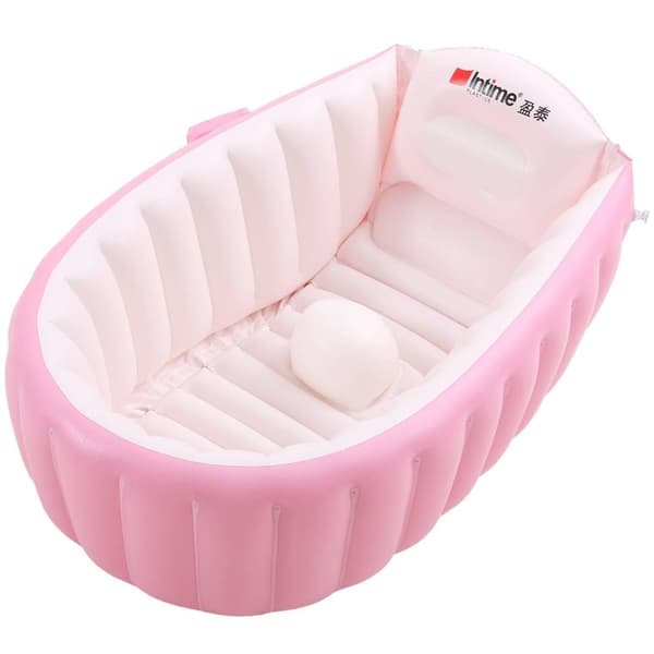 Oppblåsbart Badekar til Baby - Rosa