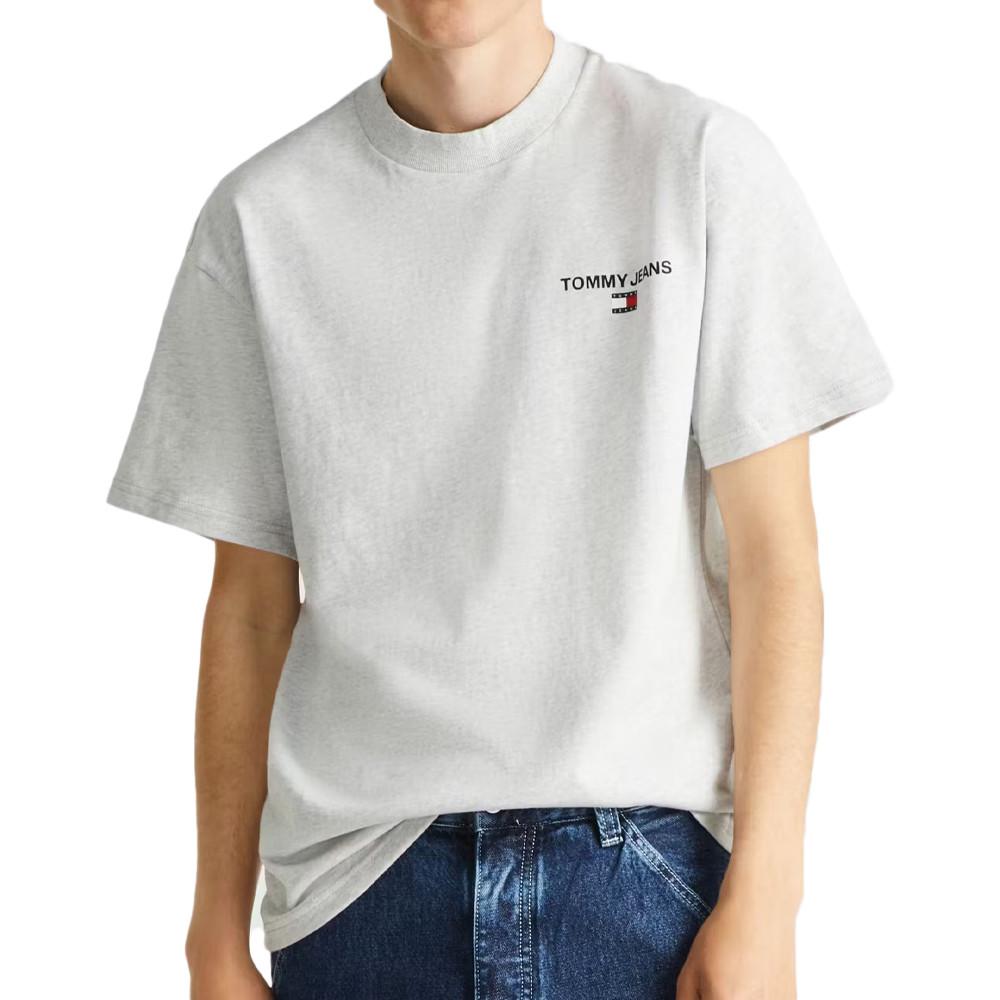 Tommy Hilfiger T-shirt Gris Homme Tommy Hilfiger Mock Neck
