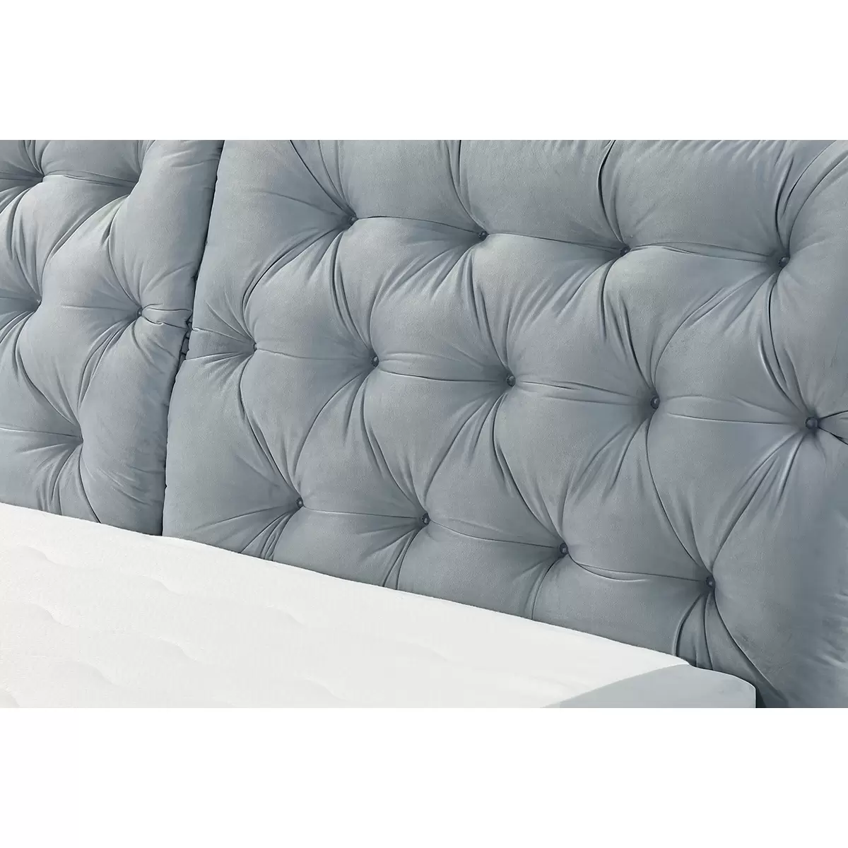 Boxspringbett Charlie 180x200 Hellblau